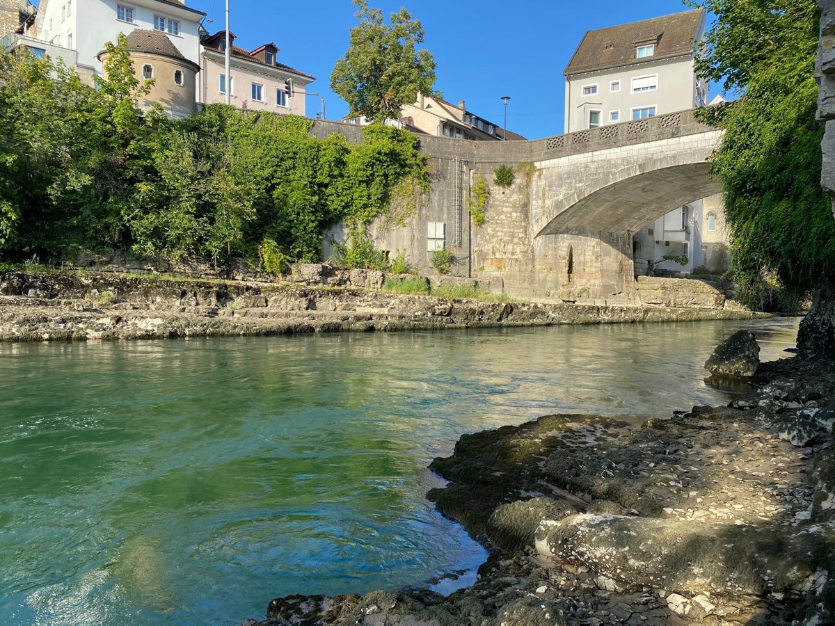 Fluss & Brücke in Brugg